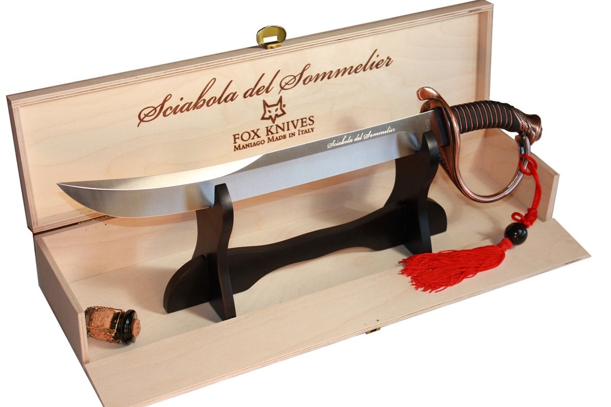 Fox Sciabola del Sommelier Champagne Saber- Bronze Handle