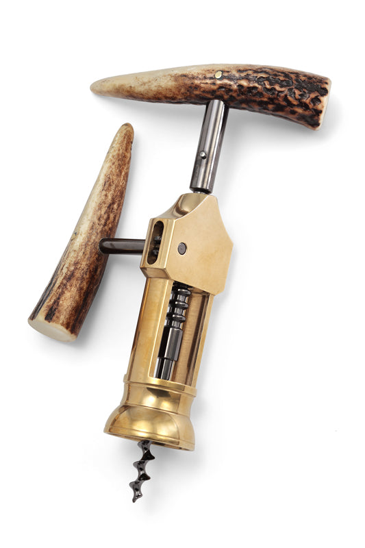 King Rack & Pinion Wine Opener - ANTLER HANDLE Special Edition