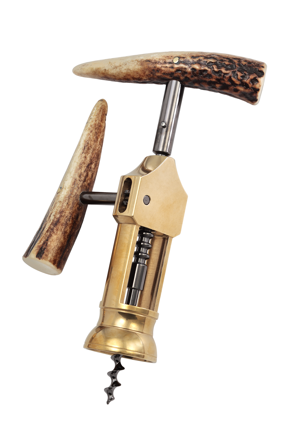 King Rack & Pinion Wine Opener - ANTLER HANDLE Special Edition