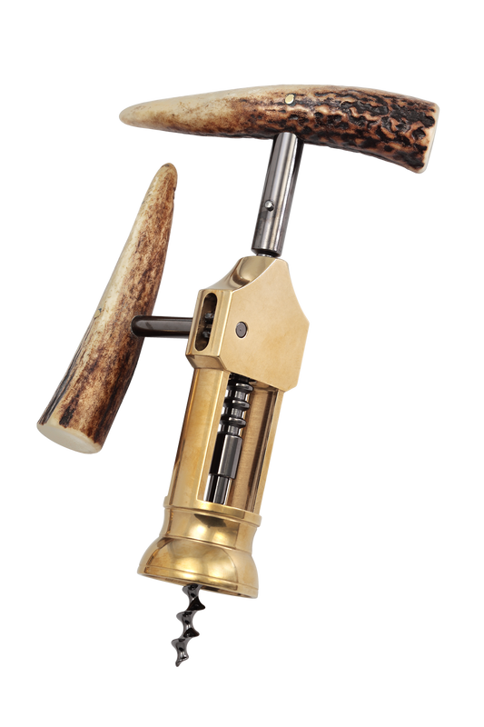 King Rack & Pinion Wine Opener - ANTLER HANDLE Special Edition