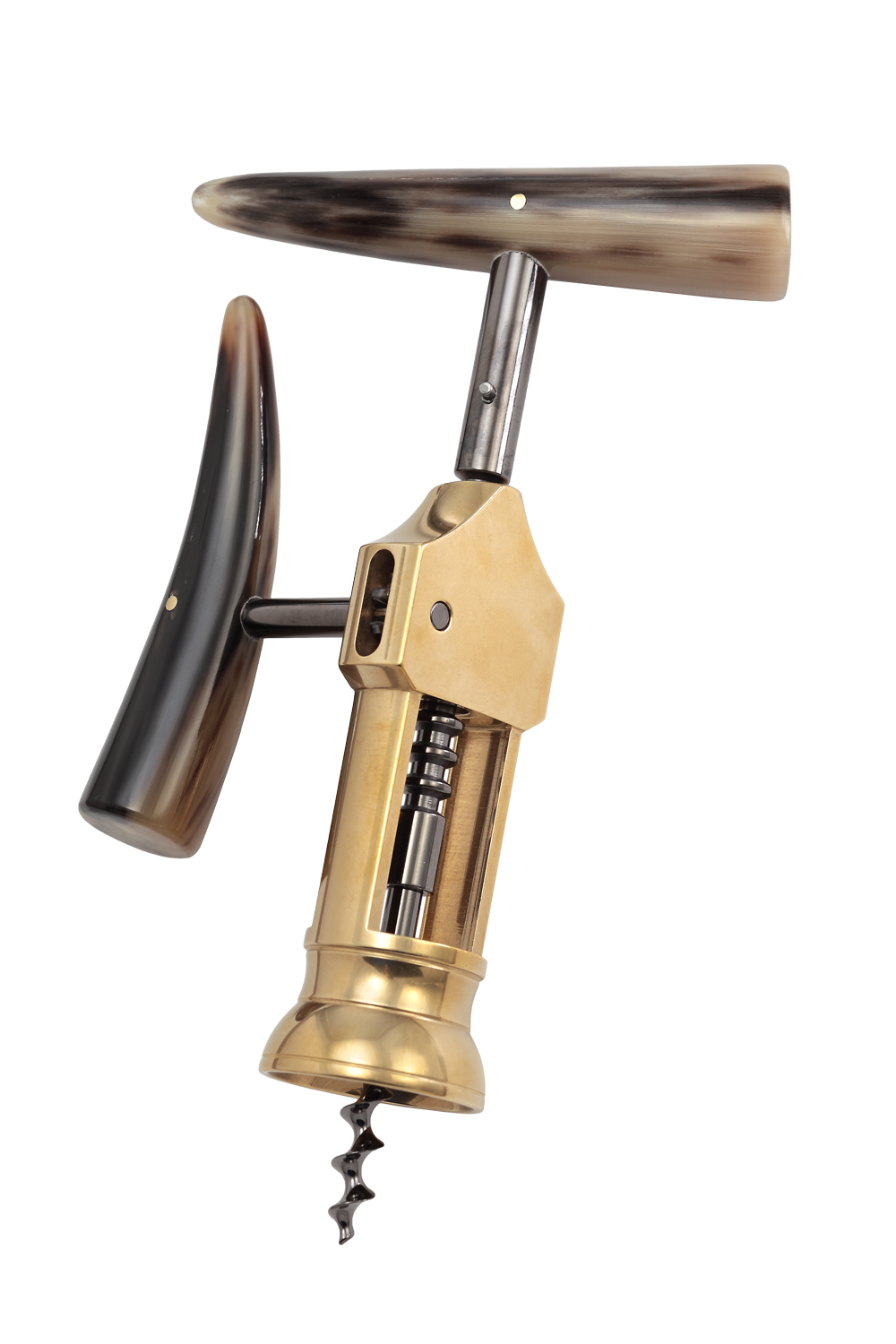 King Rack & Pinion Wine Opener - BLONDE BUFFALO HORN HANDLE Special Edition