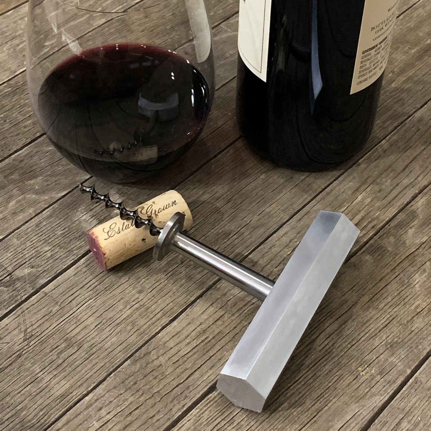 Wine Helix Direct Pull Corkscrew - Hex Aluminum Limited Edition